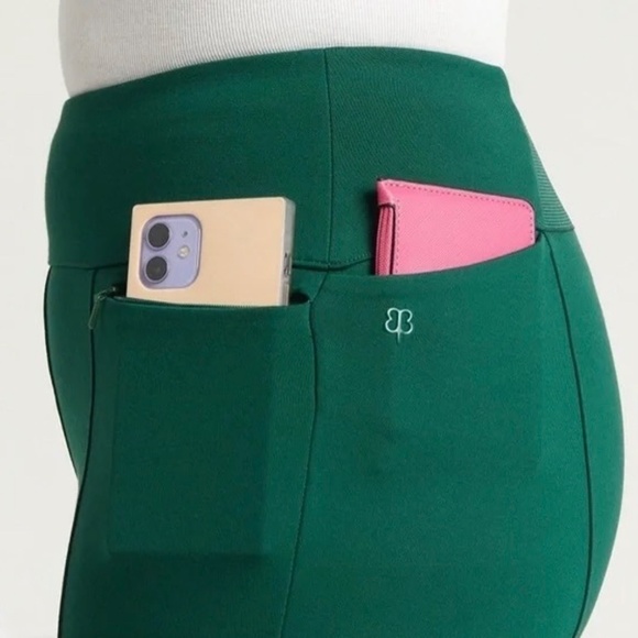 BETABRAND Power Down Skinny Yoga Dress Pants Solid Purple Office Stretch X-Small - Picture 4 of 13